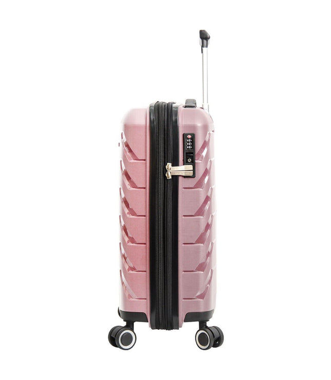 Cleckheaton Cabin Hard Shell Suitcase in Rose Gold