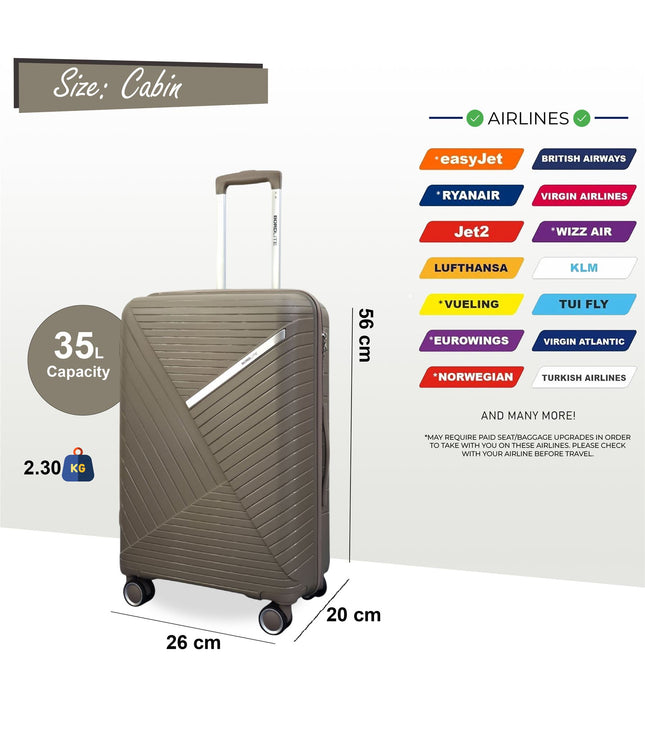 Chita Cabin Hard Shell Suitcase in Flesh