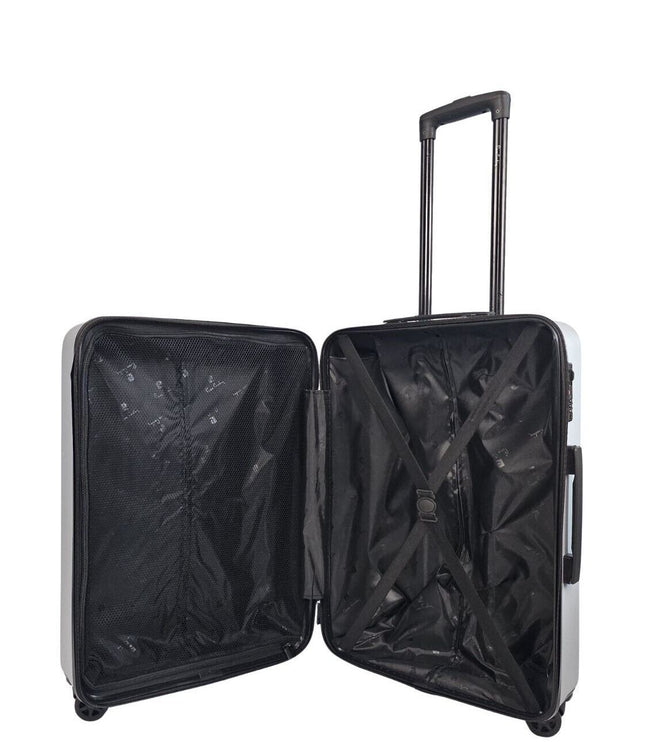 Croydon Medium Hard Shell Suitcase in Silver
