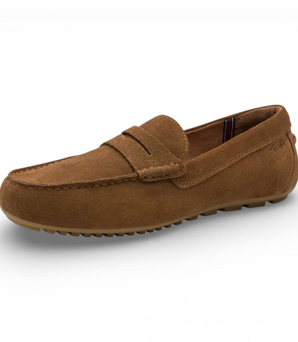 Tamaris Mens Brown Suede Moccasin Loafers Casual Shoes
