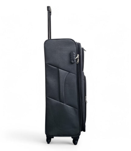 Tahara Large Soft Shell Suitcase in Grey