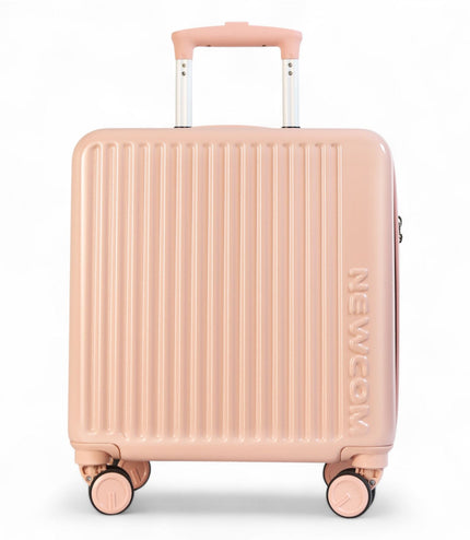 Hard Shell Cabin 44 x 22 x 38 cm Pink TSA Secure Luggage Suitcase Suitable for Easyjet, Ryanair