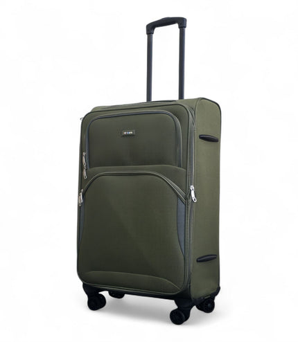 Gosford Medium Soft Shell Suitcase in Green