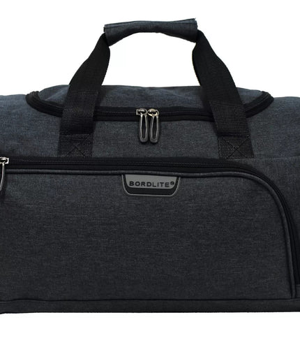 Holdall Carry On 40x 20 x25cm Under-seat Travel Cabin Bag for Ryanair, Easy Jet Black
