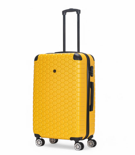 Noda Medium Hard Shell Suitcase in Yellow