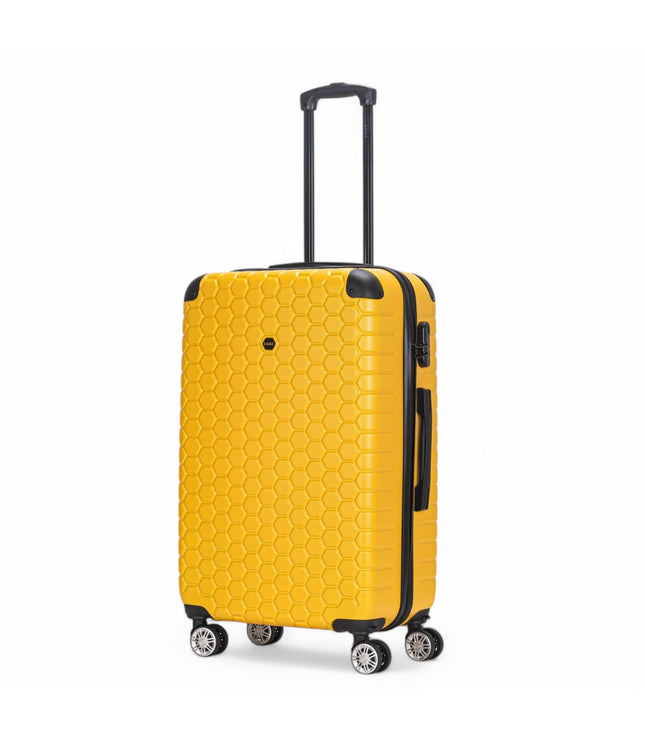 Noda Medium Hard Shell Suitcase in Yellow