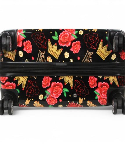 Ballina Set of 3 Hard Shell Suitcase in Black Queen Rosses