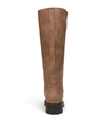 Blowfish Malibu Women's Tan Faux Leather High Riding Boots - Venice Tall