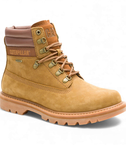 CAT (Caterpillar) Waterproof Colorado 2.0 Hiker Brown Leather Work Ankle Boots