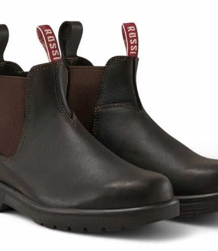 Rossi 303 Endura Brown Leather Chelsea Boots