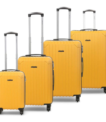 Corowa Set of 4 Hard Shell Suitcase in Yellow