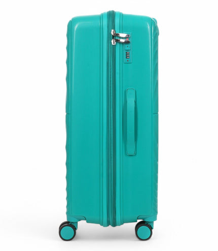 Balranald Large Hard Shell Suitcase in Aqua Blue