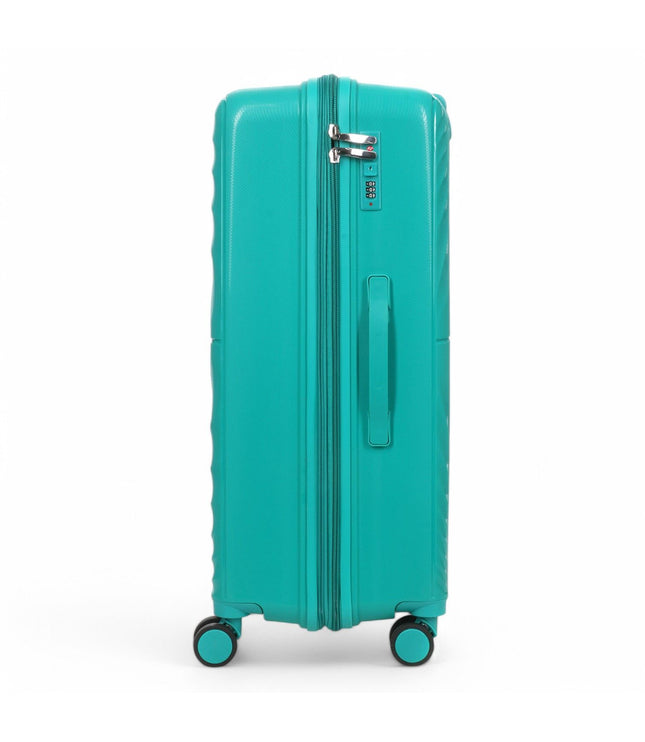 Balranald Large Hard Shell Suitcase in Aqua Blue