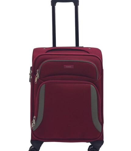 Arundel Cabin Soft Shell Suitcase in Burgundy