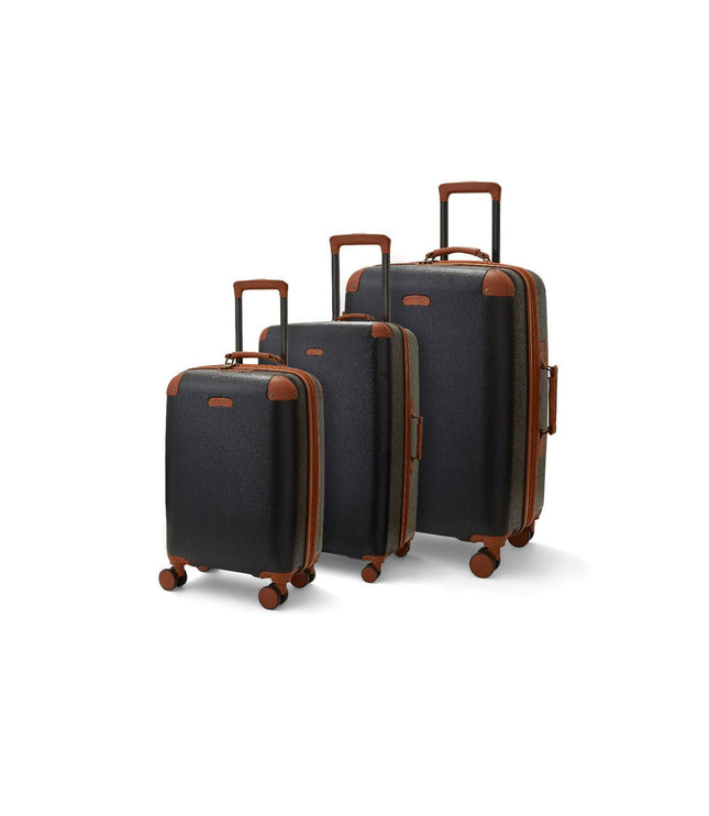 Amble Set of 3 Hard Shell Suitcase in Black