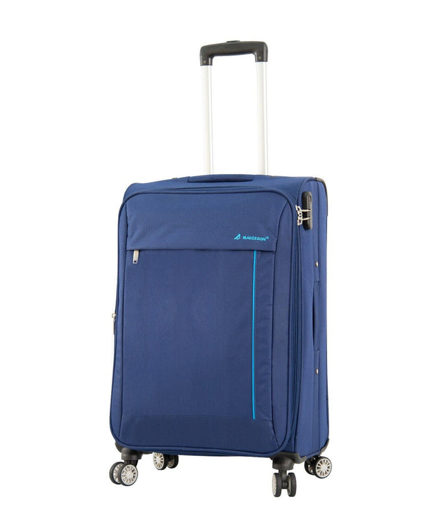Clevedon Cabin Soft Shell Suitcase in Blue