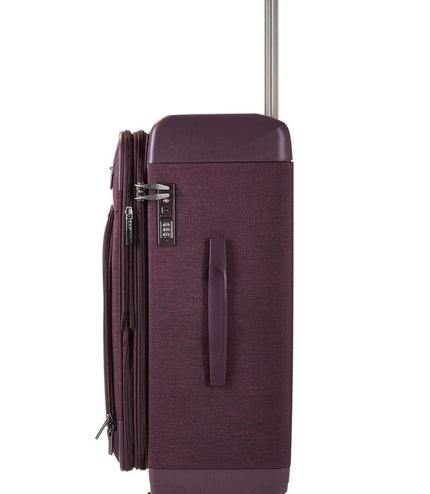 Amesbury Medium Soft Shell Suitcase in Purple