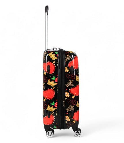 Ballina Medium Hard Shell Suitcase in Black Queen Rosses