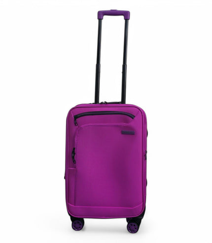 Handa Cabin Soft Shell Suitcase in Pink