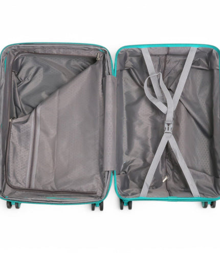 Balranald Medium Hard Shell Suitcase in Aqua Blue