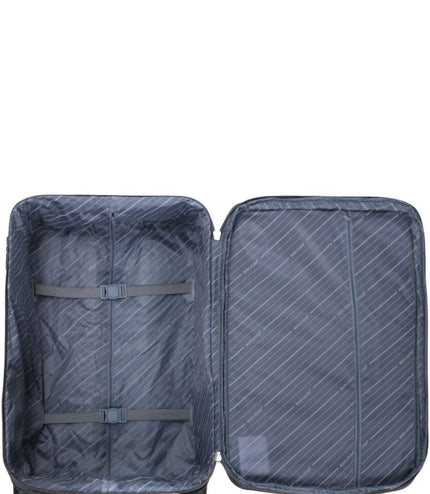 Cinderford Extra Large Soft Shell Suitcase in Grey