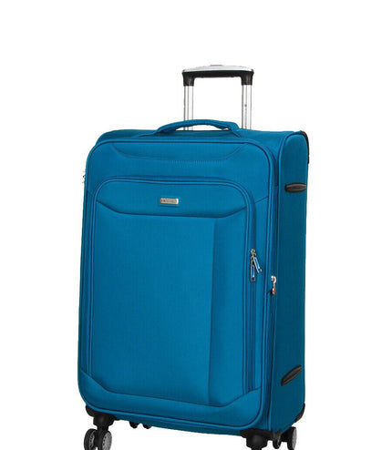 Cockermouth Medium Soft Shell Suitcase in Teal