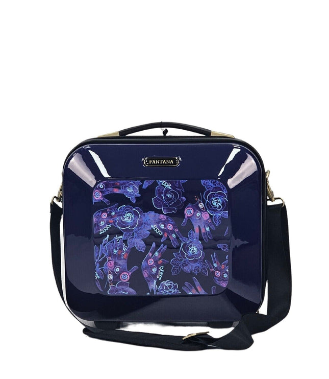 Canvey Cosmetic Hard Shell Suitcase in Blue