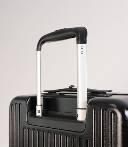 Hard Shell Cabin 44 x 22 x 38 cm Black TSA Secure Luggage Suitcase Suitable for Easyjet, Ryanair