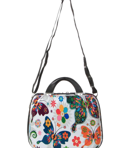 Corbridge Cosmetic Hard Shell Suitcase in Butterfly