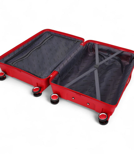Burnaby Set of 3 Hard Shell Suitcase in Red