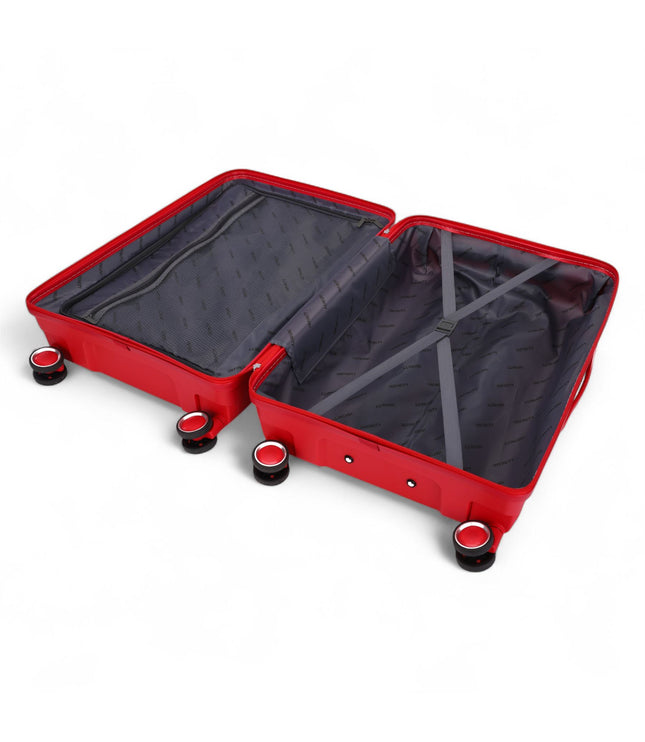 Burnaby Set of 3 Hard Shell Suitcase in Red