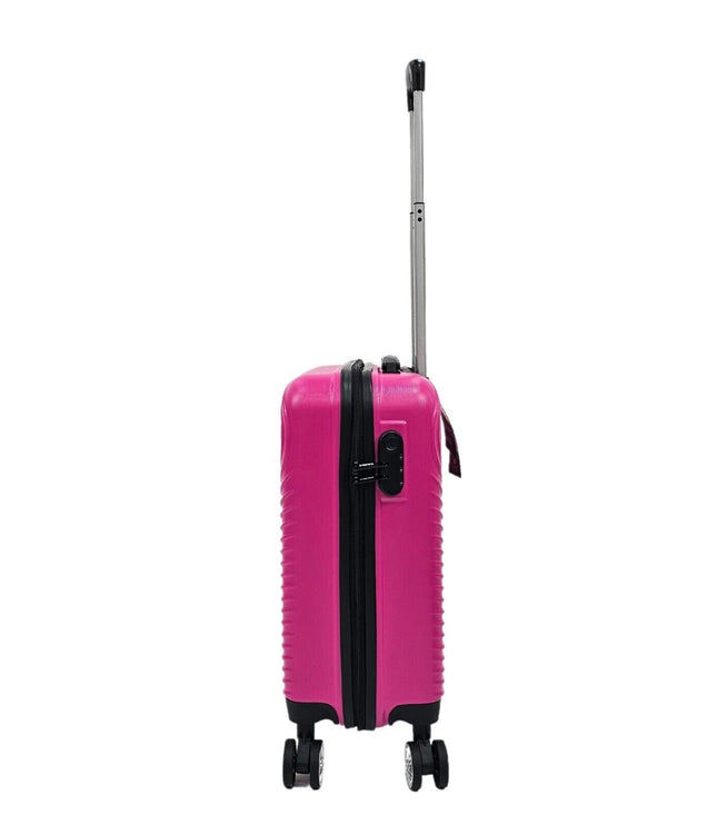 Chorley Cabin Hard Shell Suitcase in Fuschia