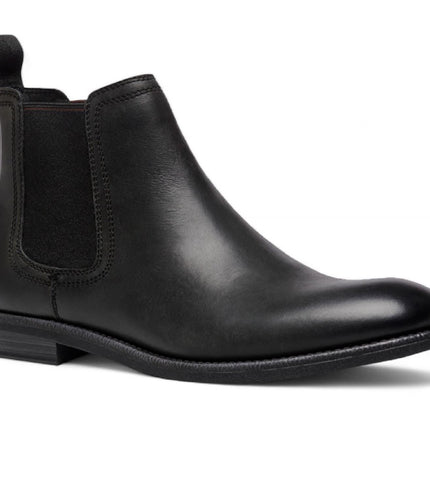 Windsorsmith Mens Black Leather Chelsea Ankle Dealer Boots - Sergio