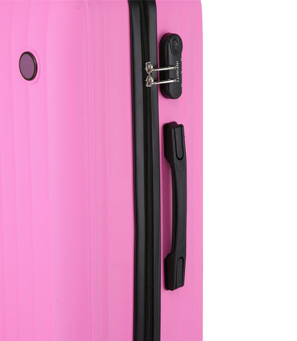 Edmonton Set of 3 Hard Shell Suitcase in Pink