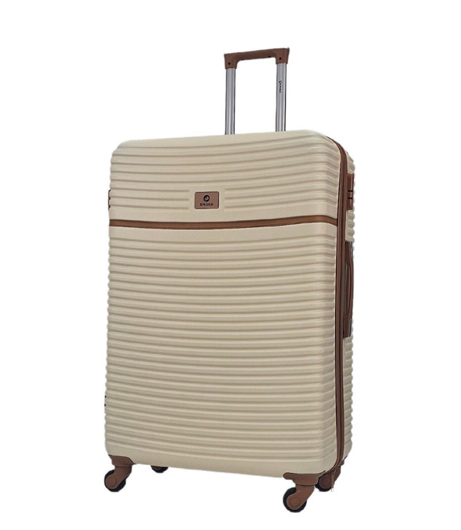 Caistor Large Hard Shell Suitcase in Cream