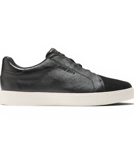 Cole Haan Men's GrandPro Luxe Mile Trainer Black Suede Sneakers - C44434