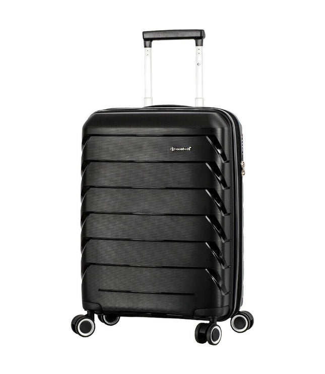 Cleckheaton Cabin Hard Shell Suitcase in Black