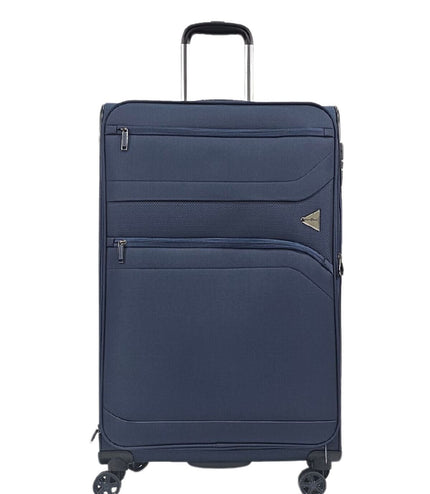 Corby Large Soft Shell Suitcase in Navy