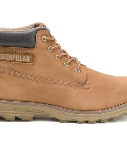 Caterpillar Men's Founder Brown Leather Everyday Ankle Boots