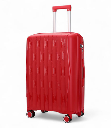 Burnaby Large Hard Shell Suitcase in Red