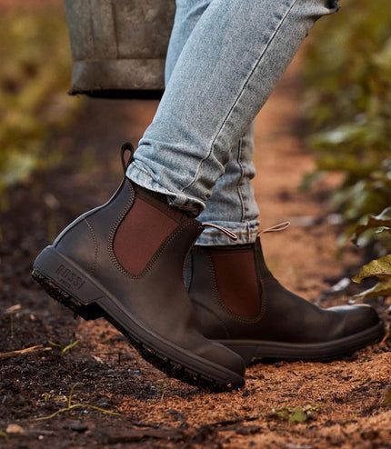 Rossi 303 Endura Brown Leather Chelsea Boots