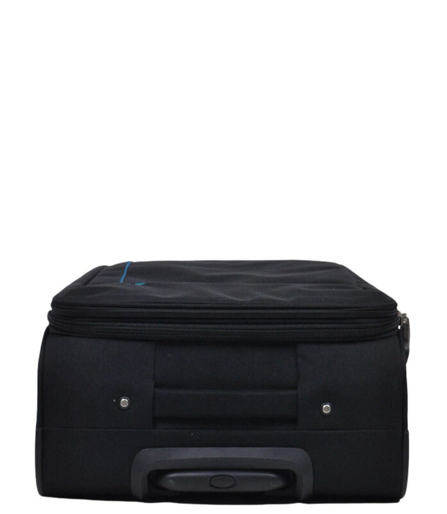 Clevedon Cabin Soft Shell Suitcase in Black