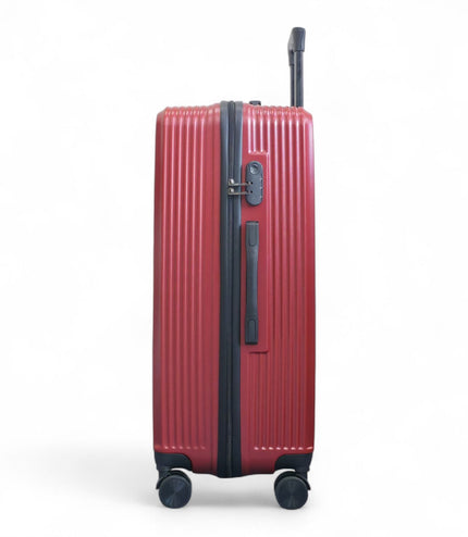 Junee Large Hard Shell Suitcase in Red