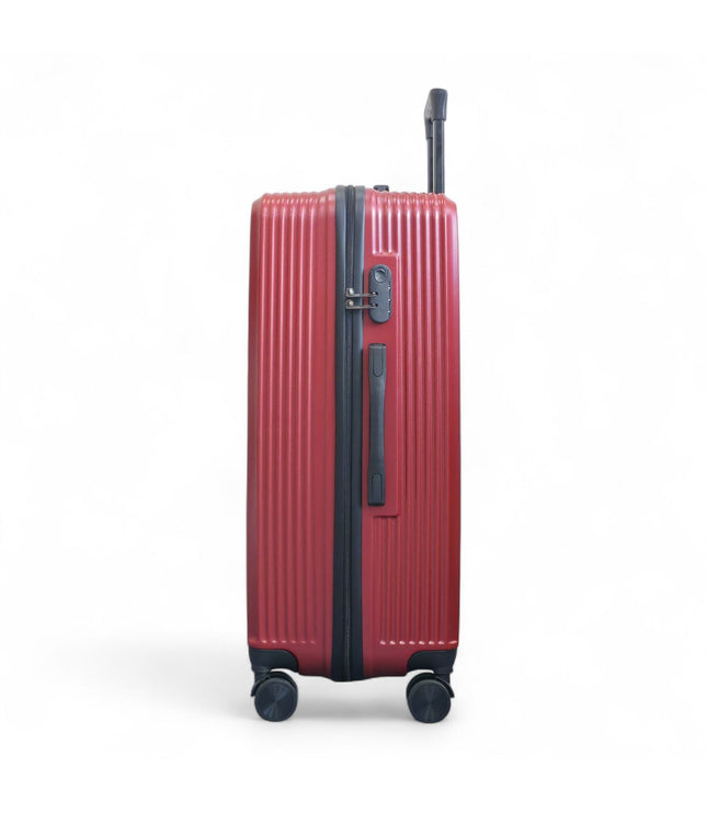Junee Large Hard Shell Suitcase in Red