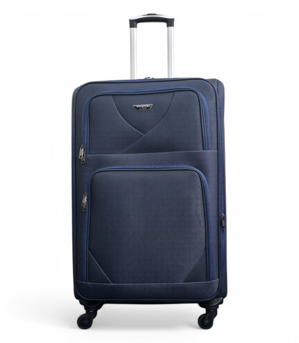 Nagoya Large Soft Shell Suitcase in Navy
