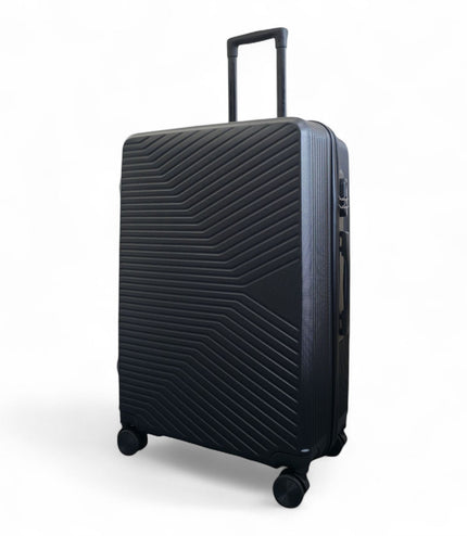 Junee Large Hard Shell Suitcase in Black
