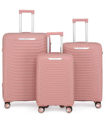 Burnaby Set of 3 Hard Shell Suitcase in Pink