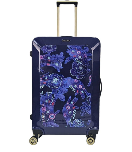 Canvey Large Hard Shell Suitcase in Blue