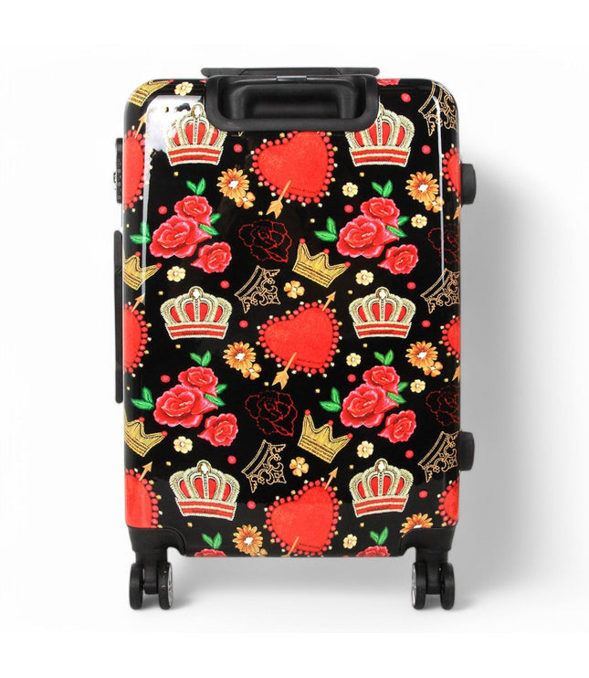 Ballina Medium Hard Shell Suitcase in Black Queen Rosses