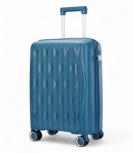 Burnaby Cabin Hard Shell Suitcase in Teal Blue